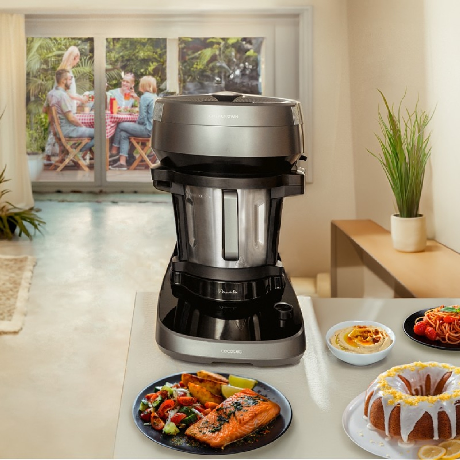 Robot de cocina Cecotec Mambo Maxi U - Negro Negro-2