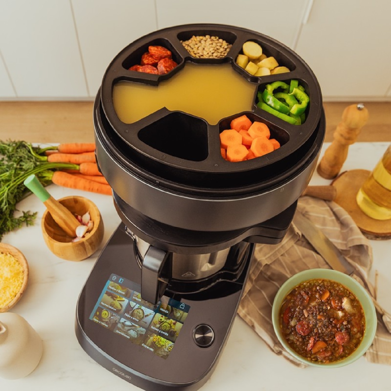 Robot de cocina Cecotec Mambo Maxi U - Negro Negro-3