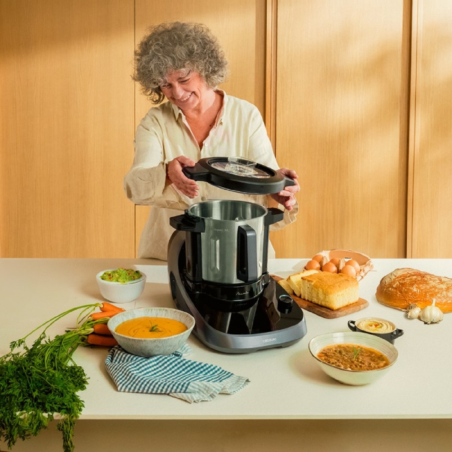 Robot de cocina Cecotec Mambo Maxi U - Negro Negro-4