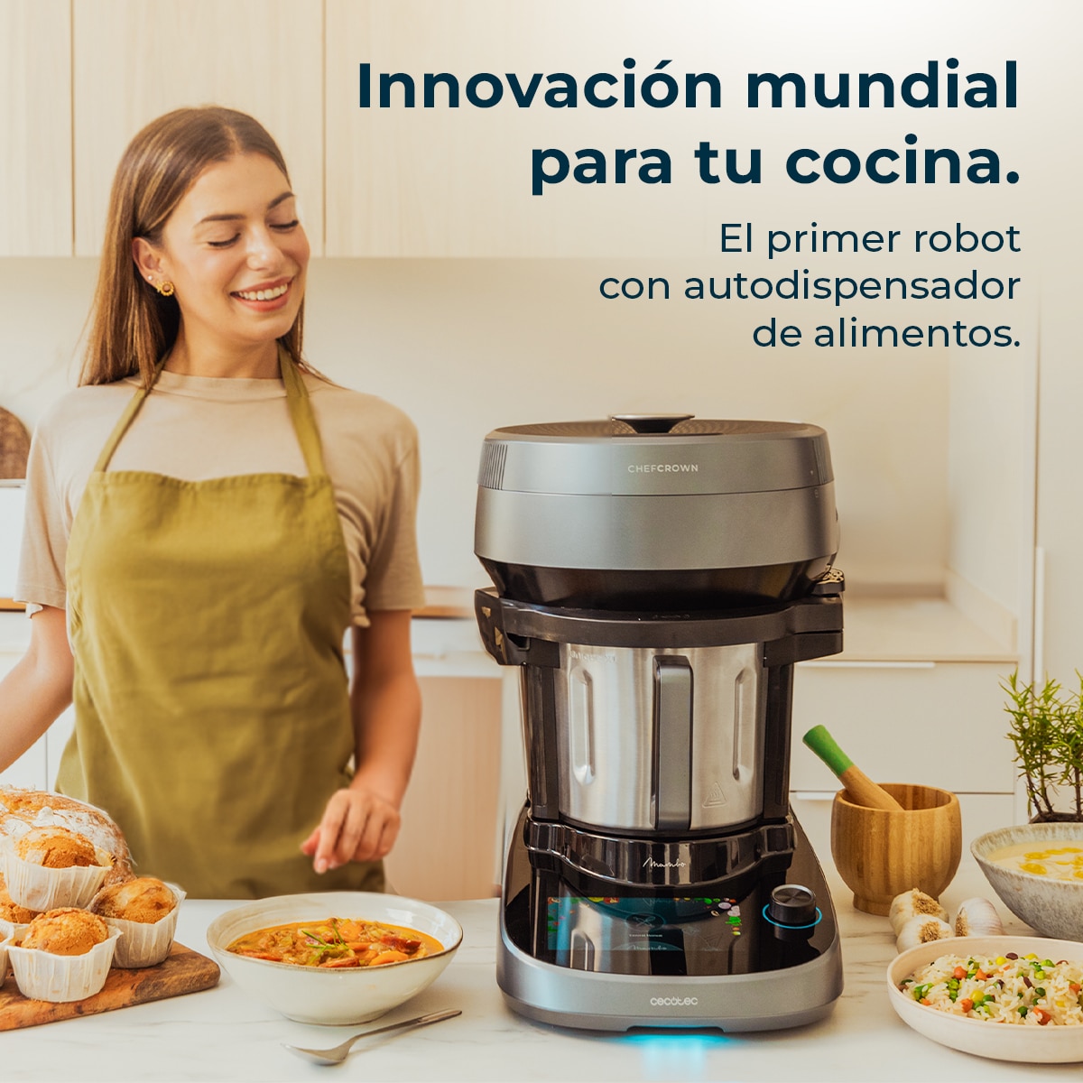 Robot de cocina Cecotec Mambo Maxi U - Negro Negro-6