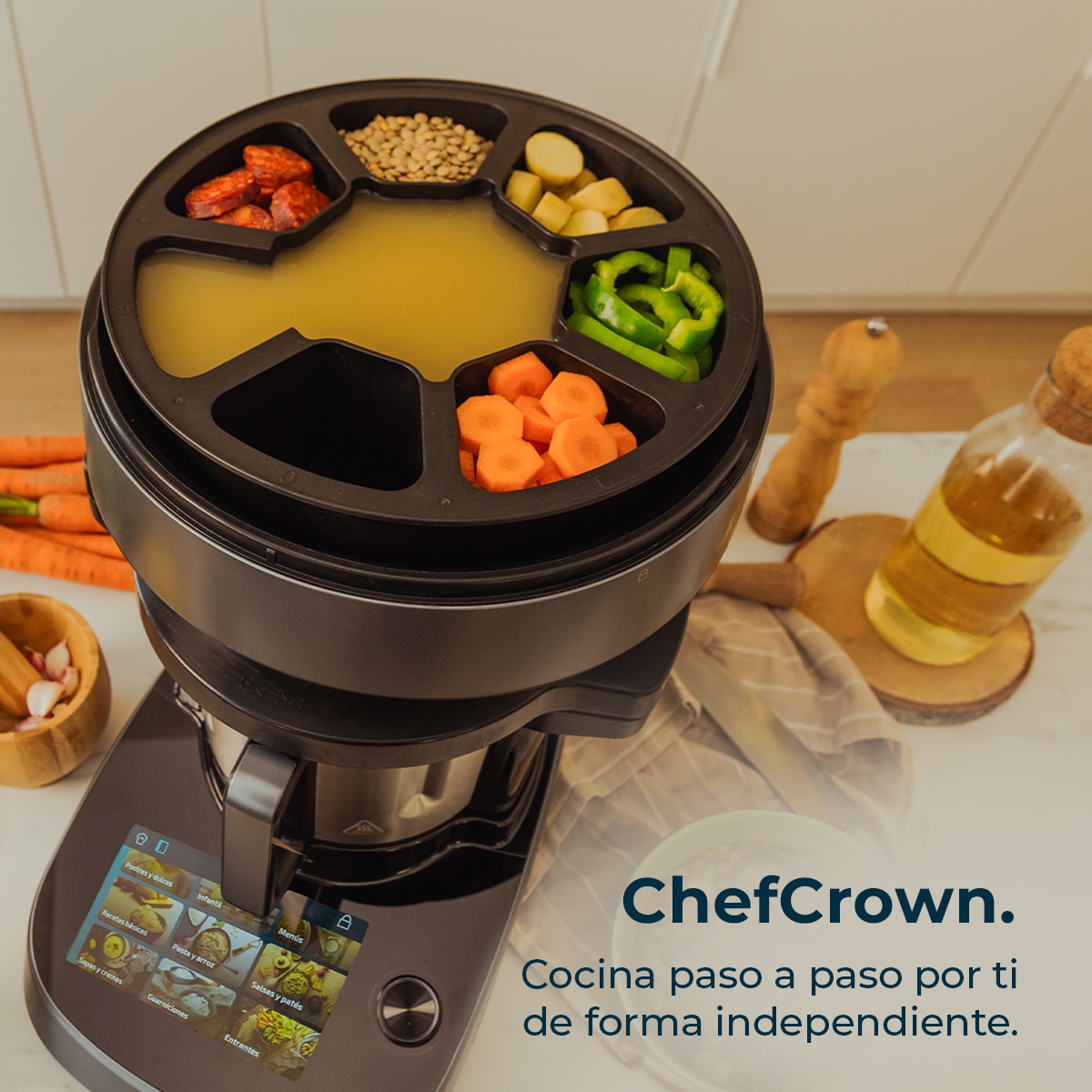 Robot de cocina Cecotec Mambo Maxi U - Negro Negro-7
