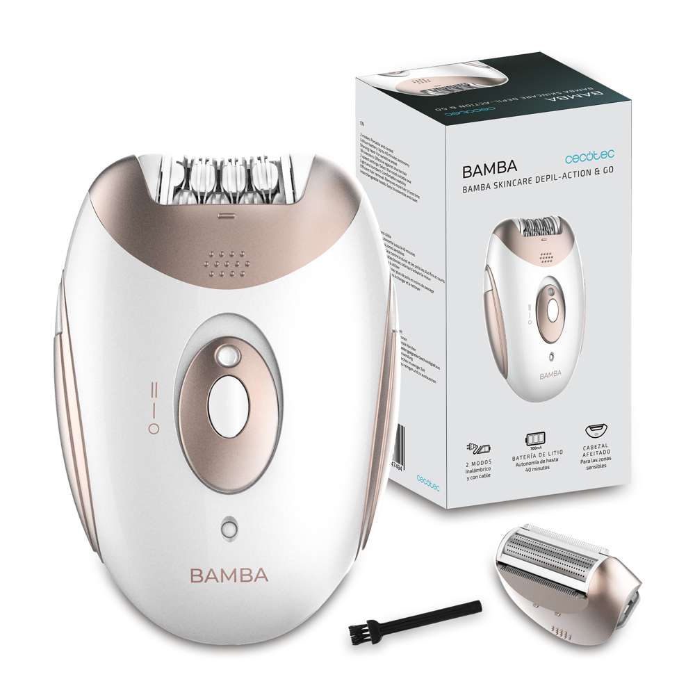 Depiladora de arranque Cecotec SkinCare Depil-Action Go - Blanco Blanco-1