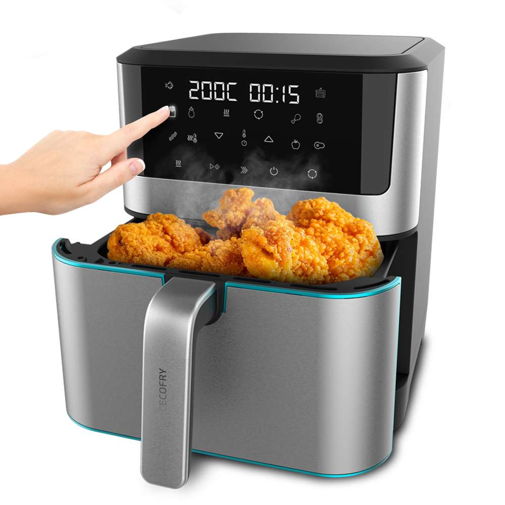Freidora de aire sin aceite Cecotec doble Cecofry Supreme 8000 8L - Negro Negro-6