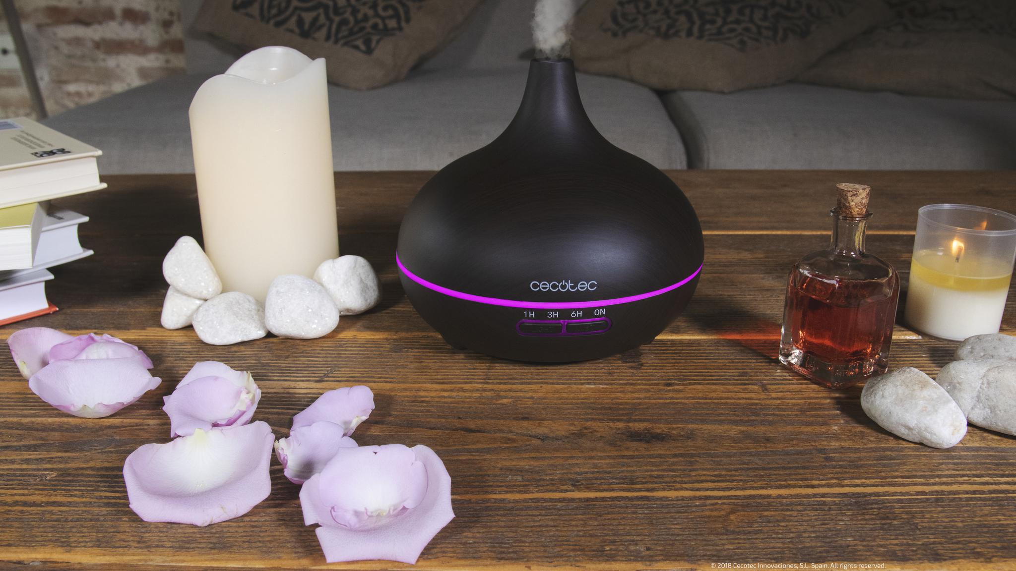 Difusor de aromas y humidificador Cecotec Pure Aroma 300 Yin - Negro Negro-2