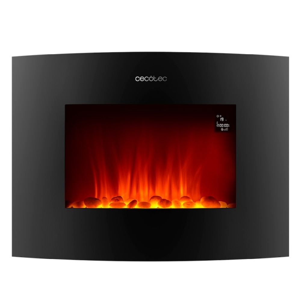 Chimenea eléctrica Cecotec ReadyWarm 2250 Curved Flames Connected