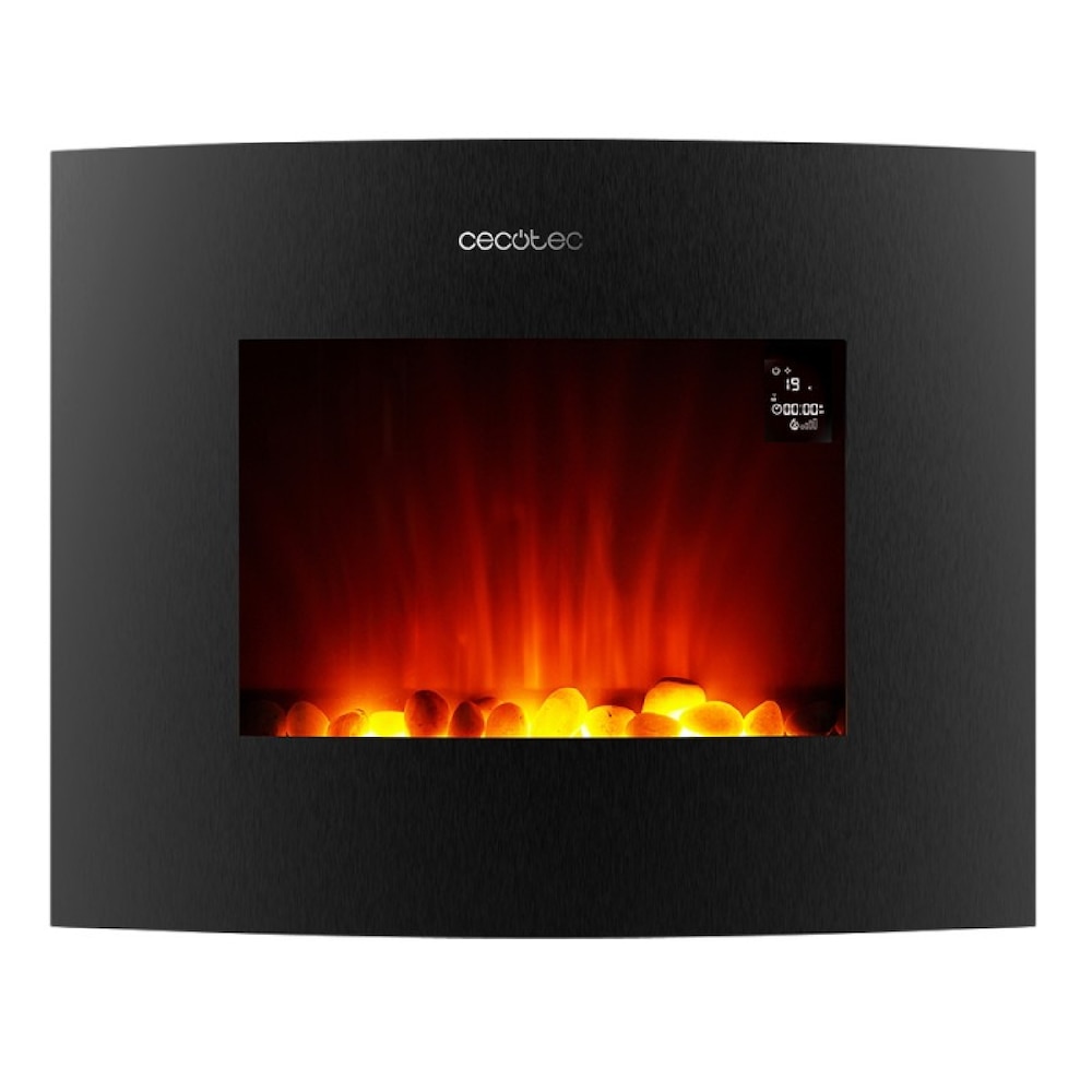 Chimenea eléctrica Cecotec ReadyWarm 2650 Curved Flames Connected