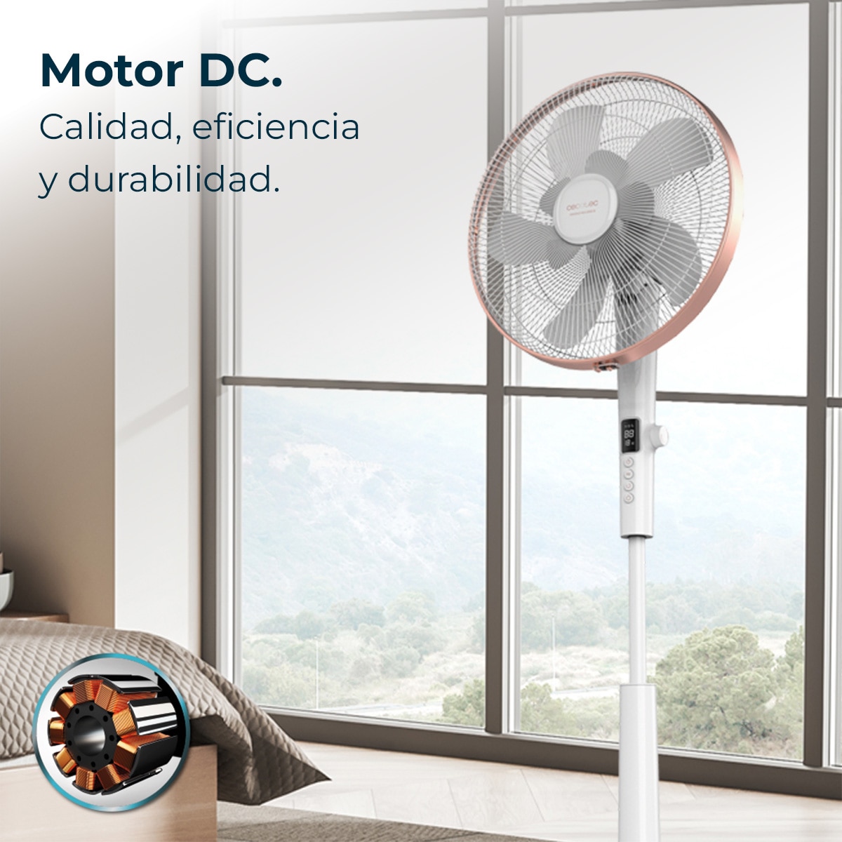 Ventilador de pie Cecotec EnergySilence 1030 SmartExtreme - Blanco Blanco-6