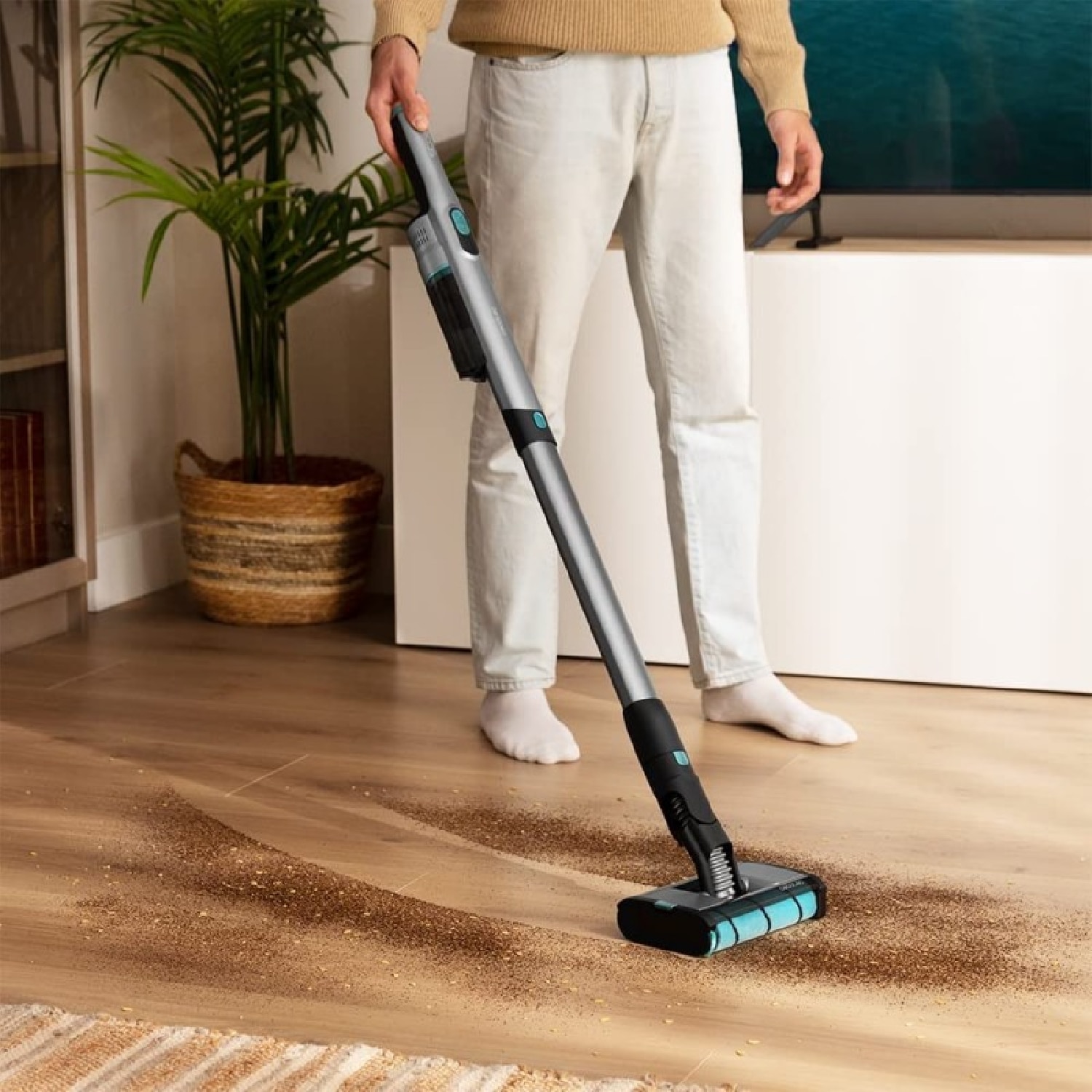 Aspirador de escoba BLDC Cecotec Scoba 2100 Twice - Negro Negro-4