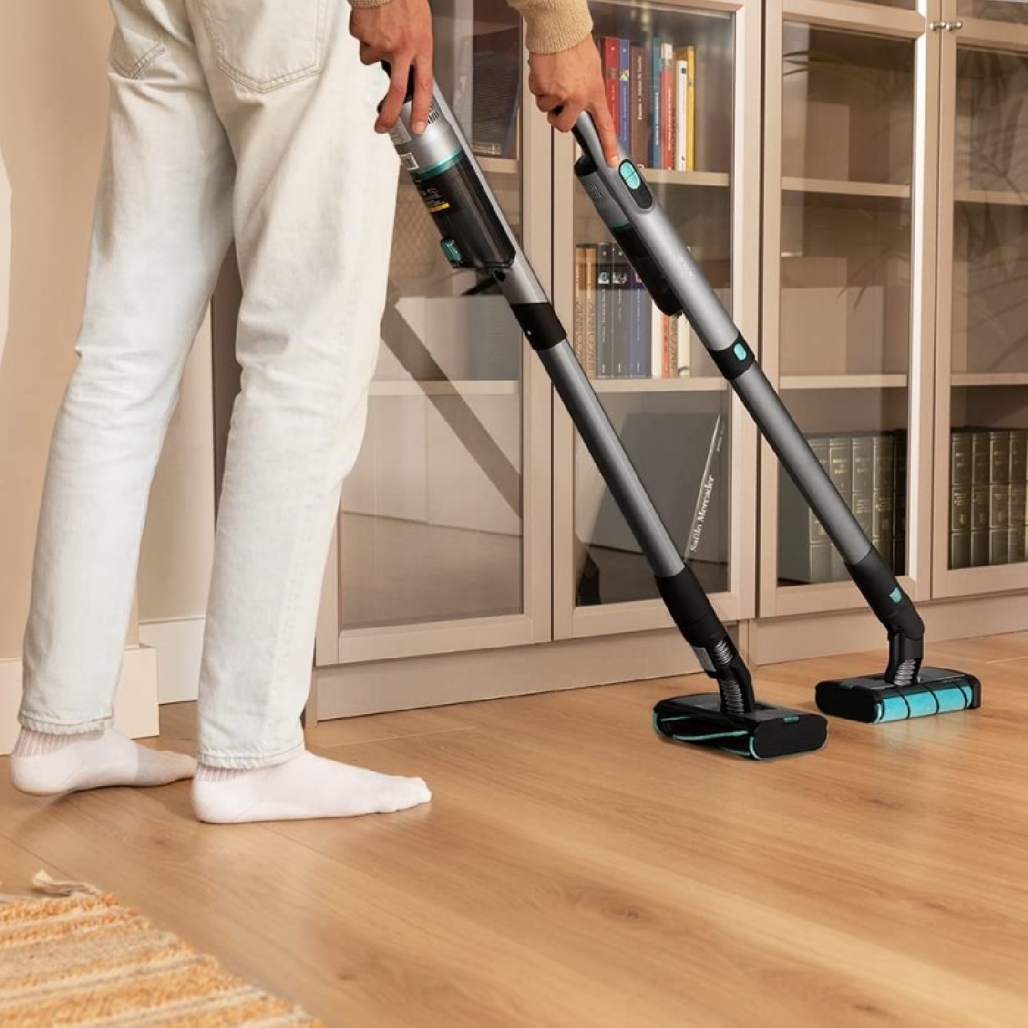 Aspirador de escoba BLDC Cecotec Scoba 2100 Twice - Negro Negro-5