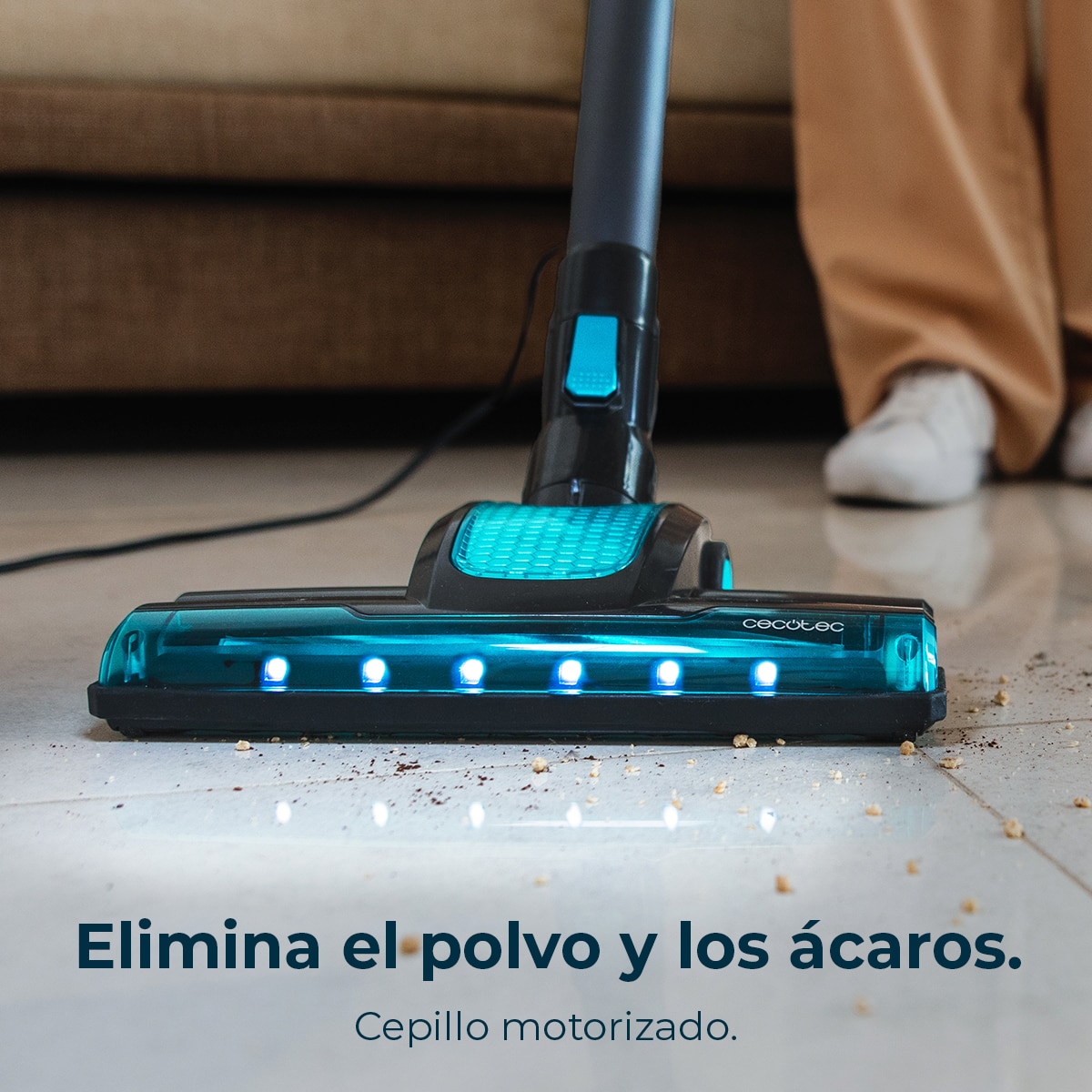 Aspirador de escoba cable Cecotec Conga 700 PowerHead - Negro Negro-4