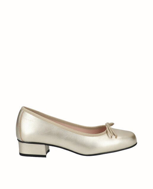 Imagen 0 de Zapatos de salón de mujer de piel con lazo