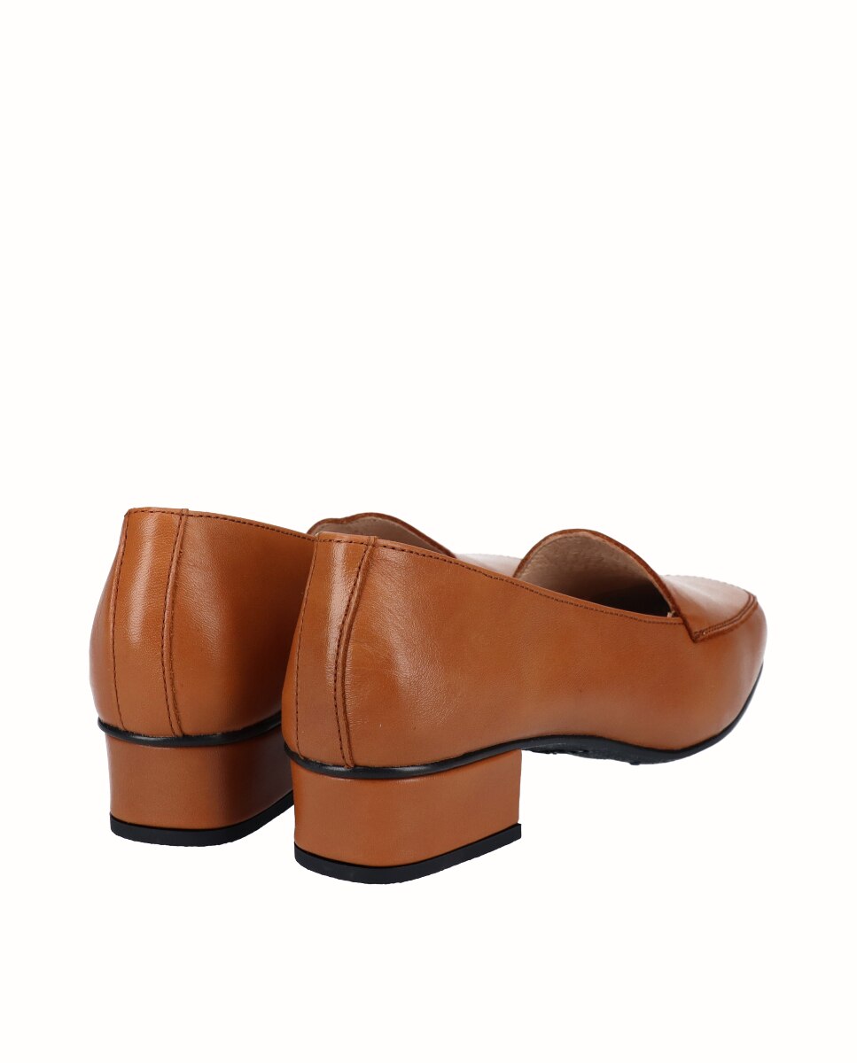 Zapatos de salón piel lisa - D'Chicas - Camel Camel-2