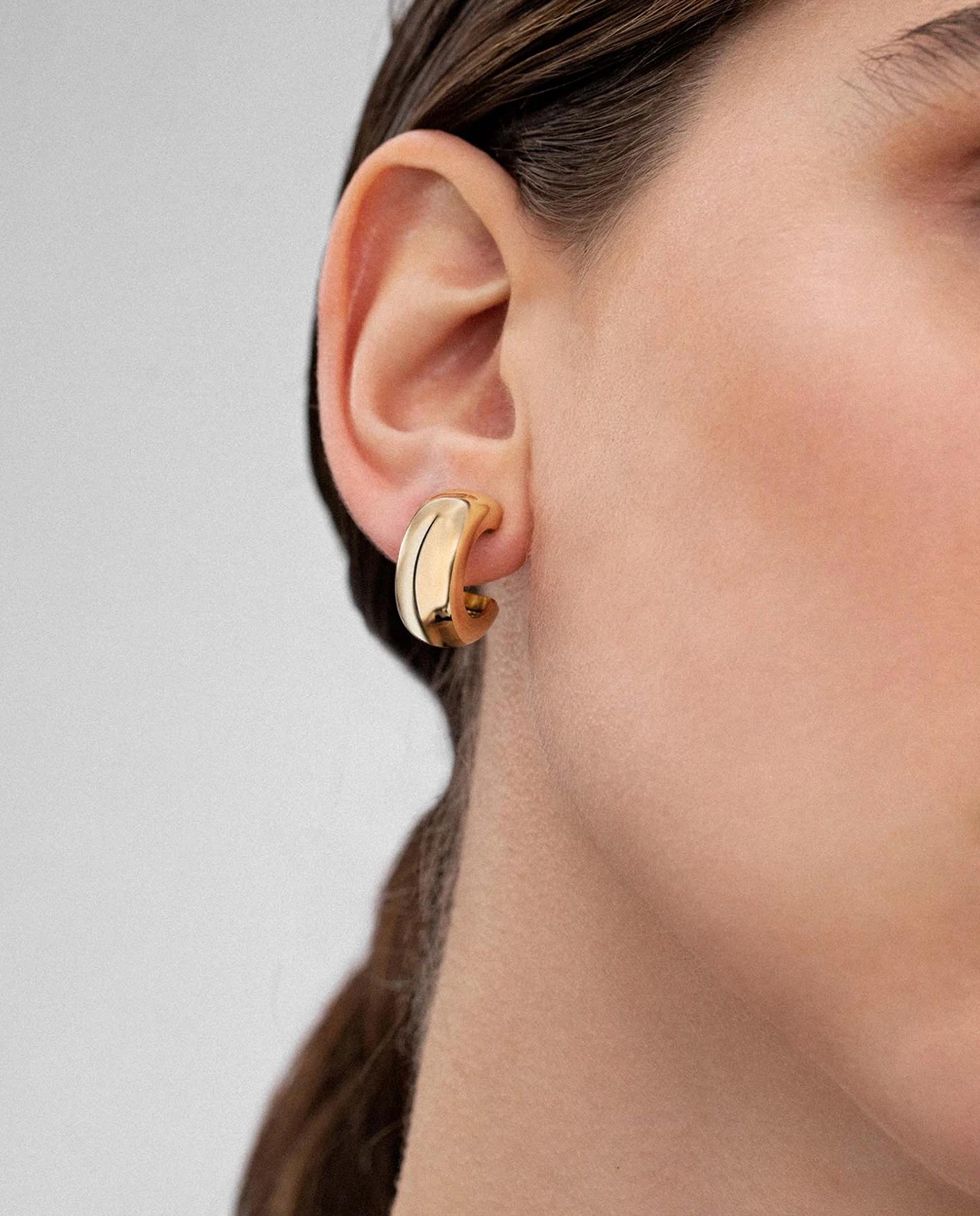 Imagen 2 de Pendientes golden ring en oro amarillo de 18 kt - MUMIT - Dorado Dorado
