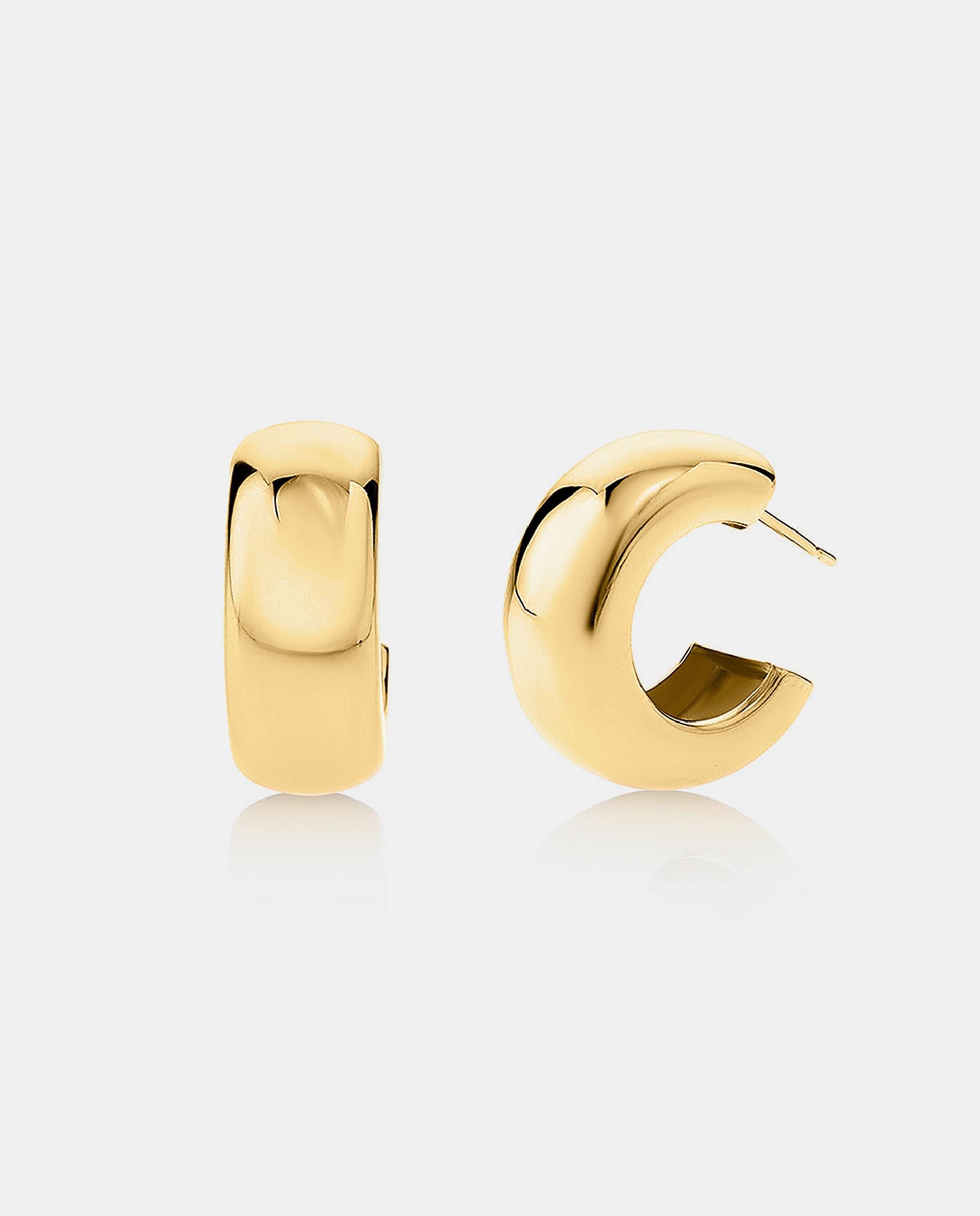 Imagen 3 de Pendientes golden ring en oro amarillo de 18 kt - MUMIT - Dorado Dorado