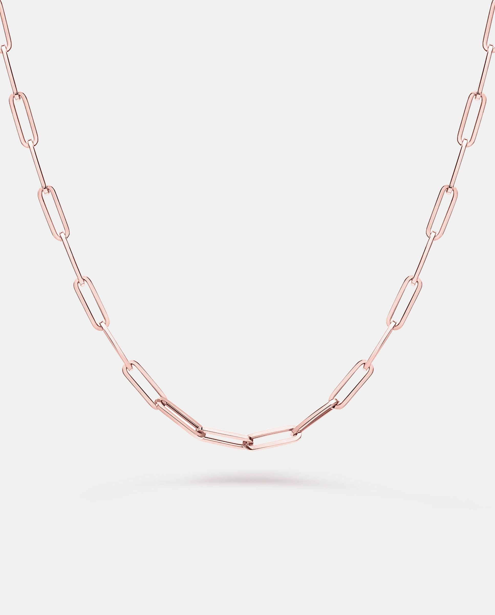 Gargantilla links en oro rosa de 18 kt - MUMIT - Dorado Dorado-3
