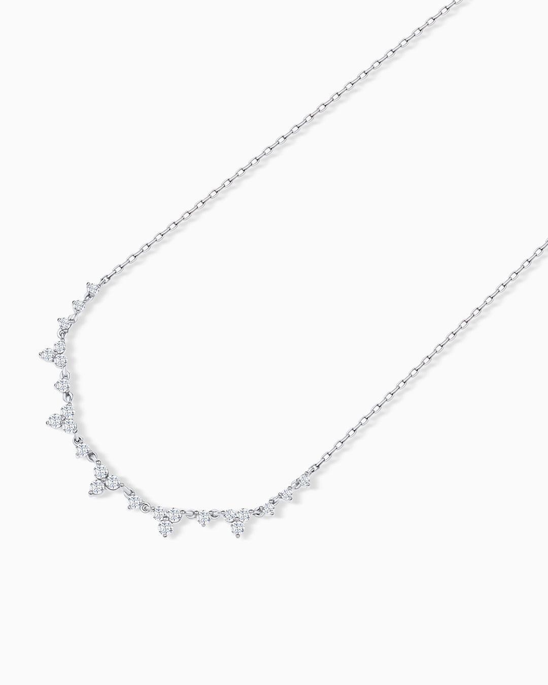 Gargantilla diamonds waterfall en oro de 18 kt - MUMIT - Blanco Blanco-4