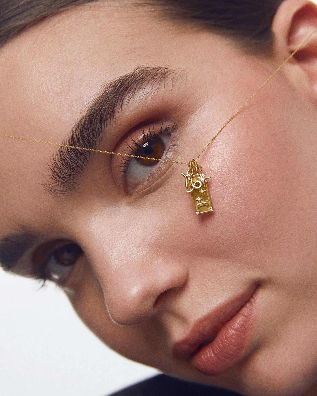 Imagen 3 de Charm colgante zodíaco capricornio s en oro amarillo de 18 kt - MUMIT - Dorado Dorado