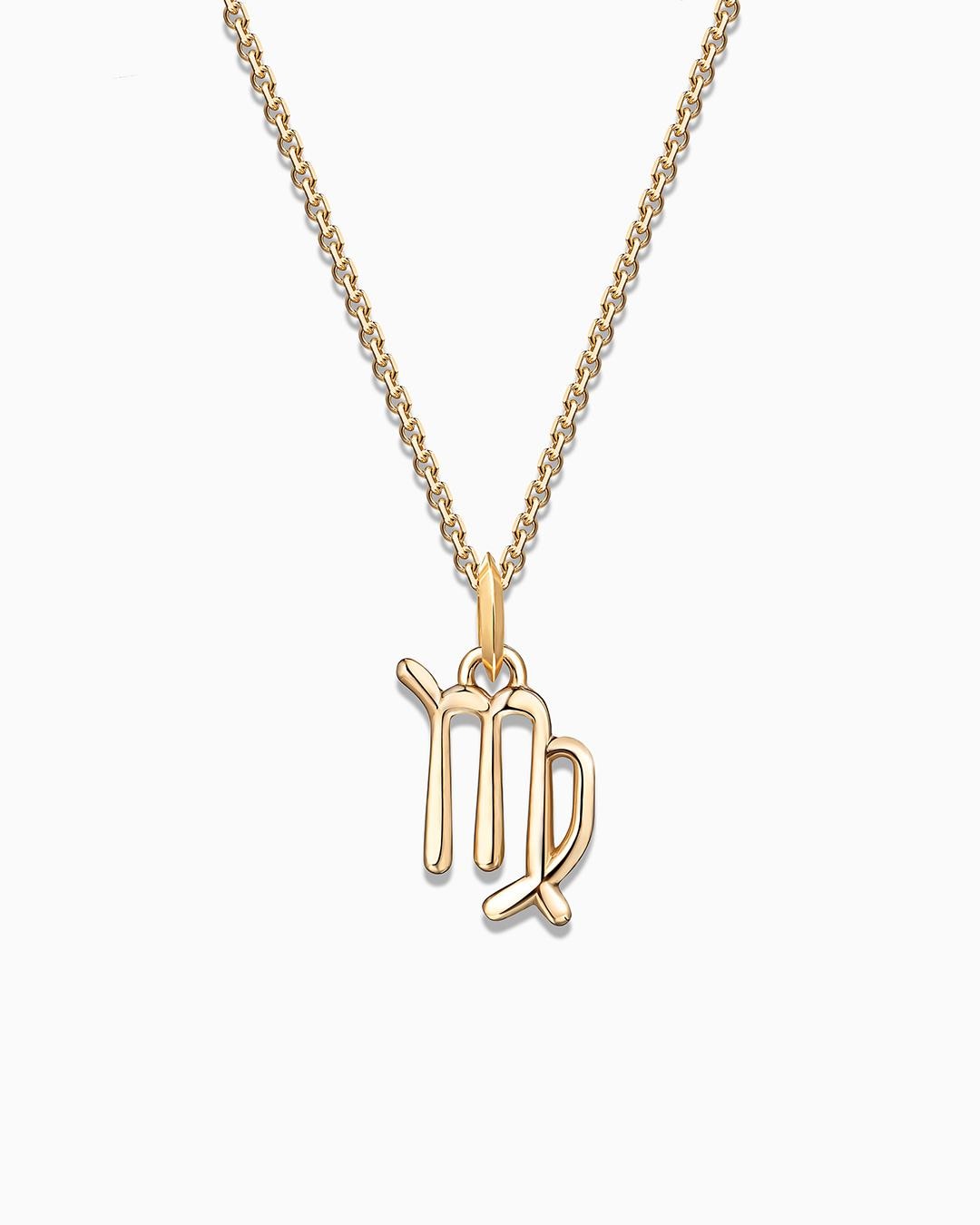 Imagen 1 de Charm colgante zodíaco virgo s en oro amarillo de 18 kt Dorado