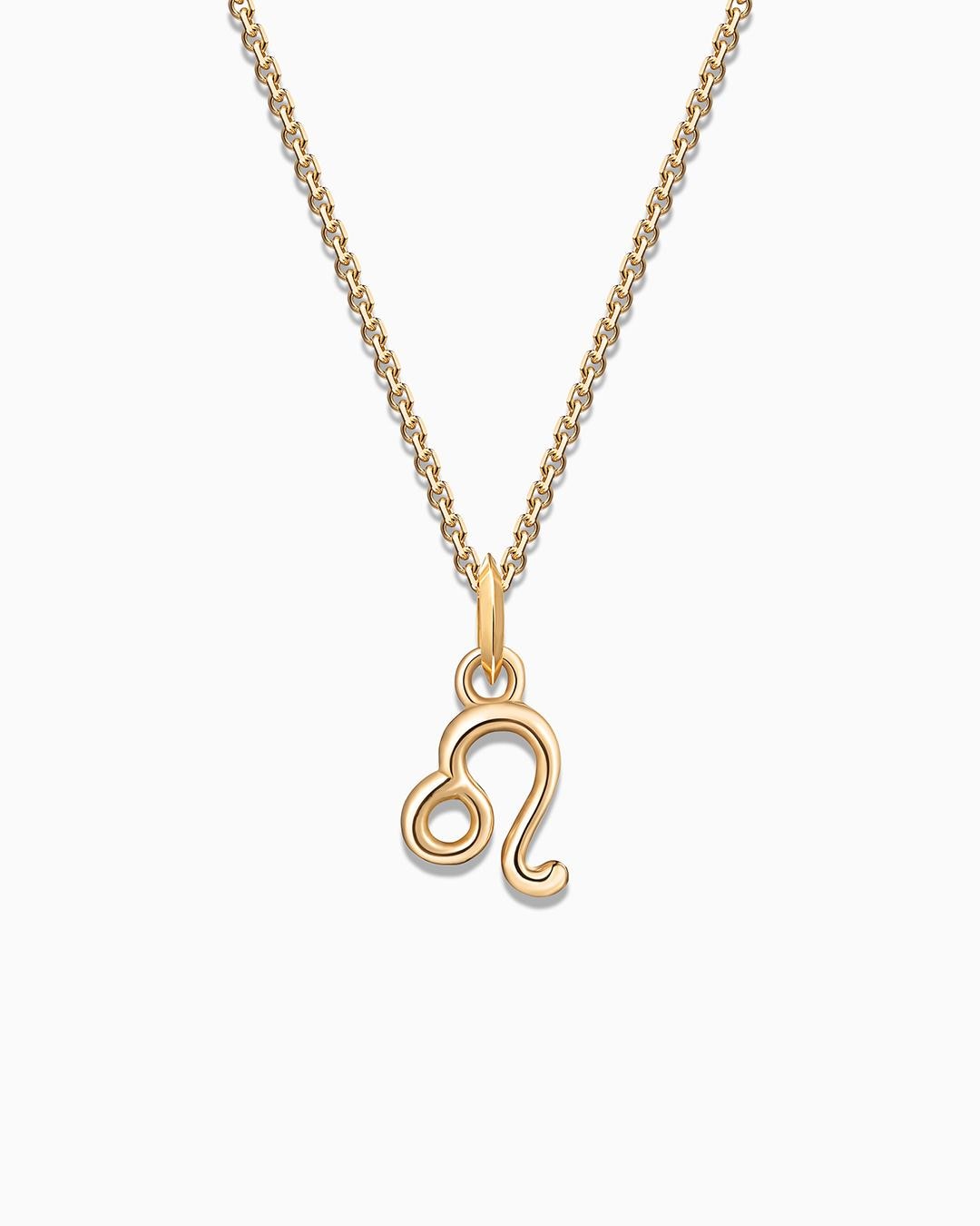 Imagen 1 de Charm colgante zodíaco leo s en oro amarillo de 18 kt Dorado