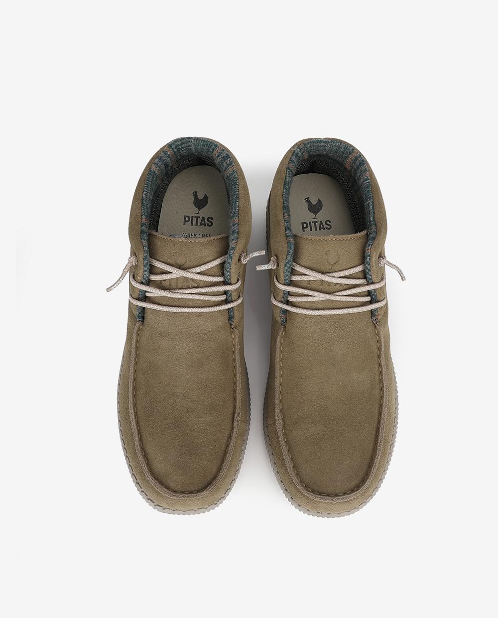 Bota de cordones wp150 hi waterproof - Walk In Pitas - Kaki Kaki-4