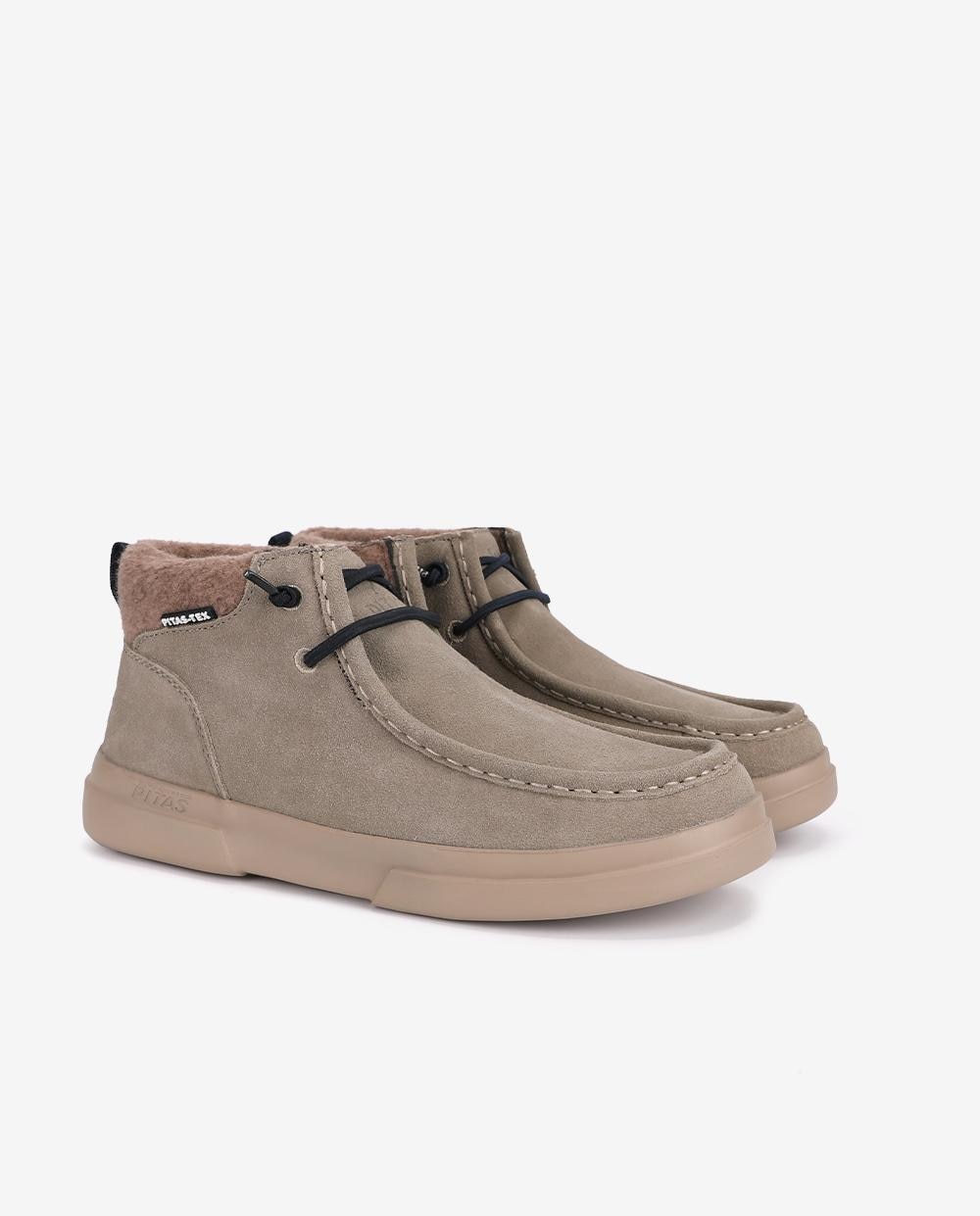 Botines con pelo confort garda - Walk In Pitas - Gris claro Gris claro-3