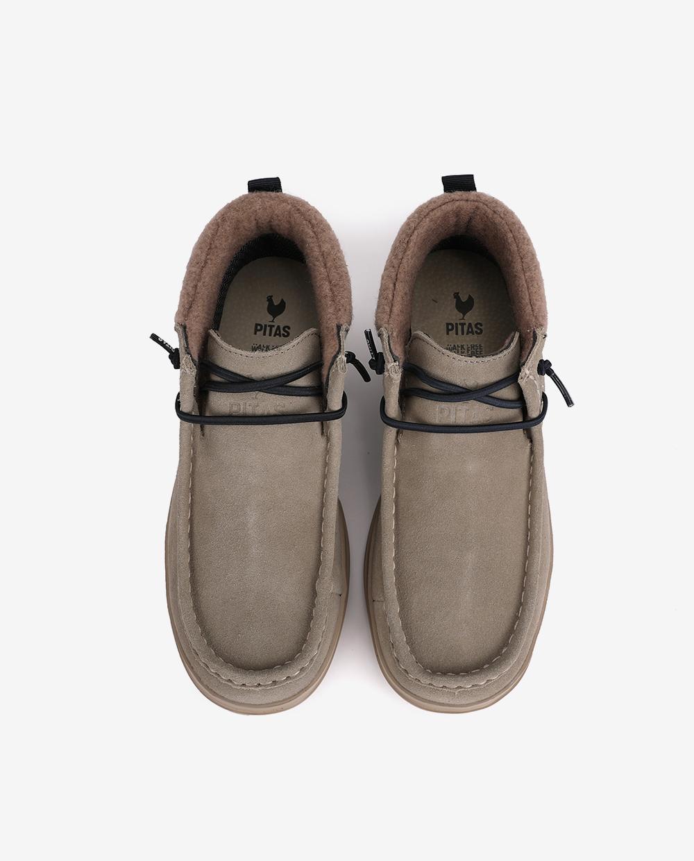Botines con pelo confort garda - Walk In Pitas - Gris claro Gris claro-4