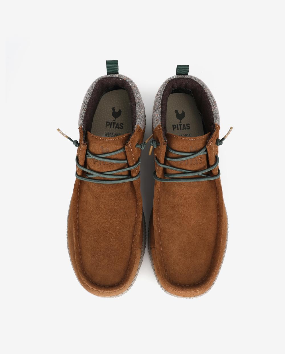 Bota de cordones wp150 bob - Walk In Pitas - Marrón / Naranja Marrón / Naranja-4