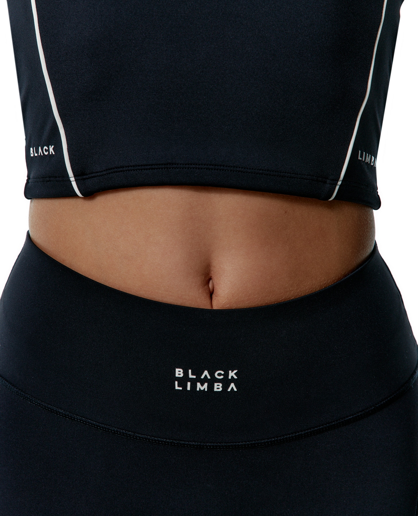 Short deportivo de mujer biker de tejido compresivo - Black Limba - Negro Negro-3