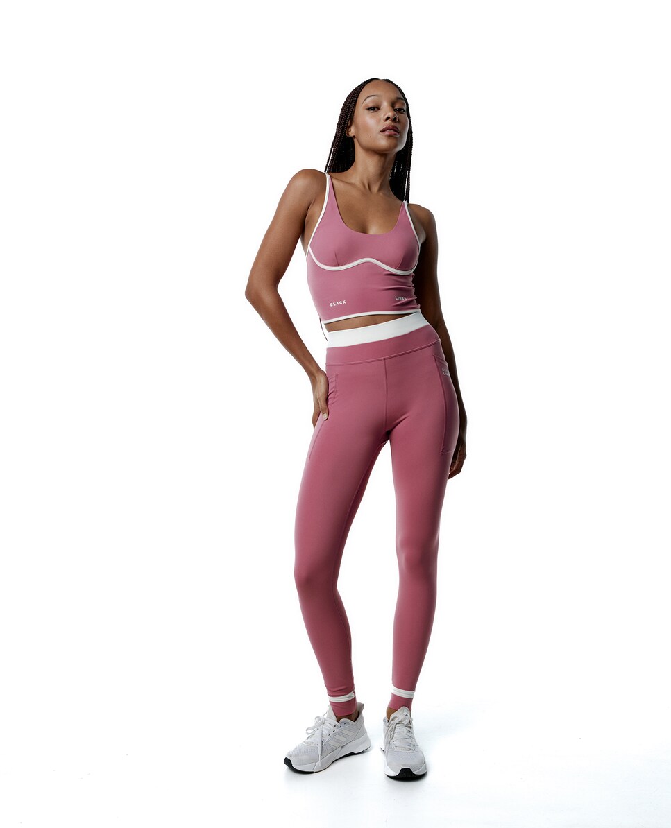 Legging Deportivo ANAISSA Ocean - Cintura Alta, Tejido 3D, Tecnología Ymax, Ideal Para Crossfit Y Yoga
