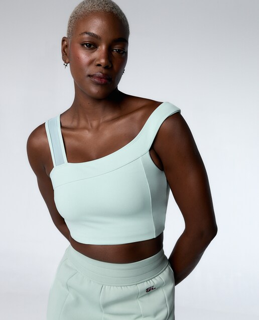 Imagen 0 de Sujetador deportivo asimétrico de sujeción media