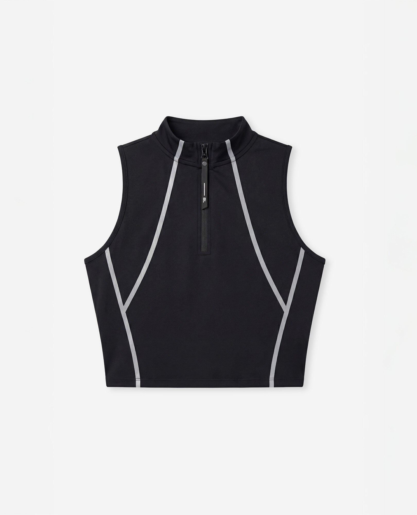 Sujetador deportivo de sujeción media con detalles reflectantes - Black Limba - Negro Negro-8
