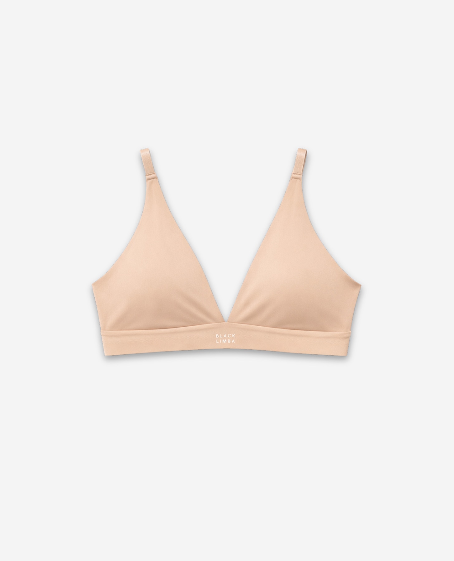 Sujetador sin aro triangular invisible de microfibra - Black Limba - Nude Nude-7