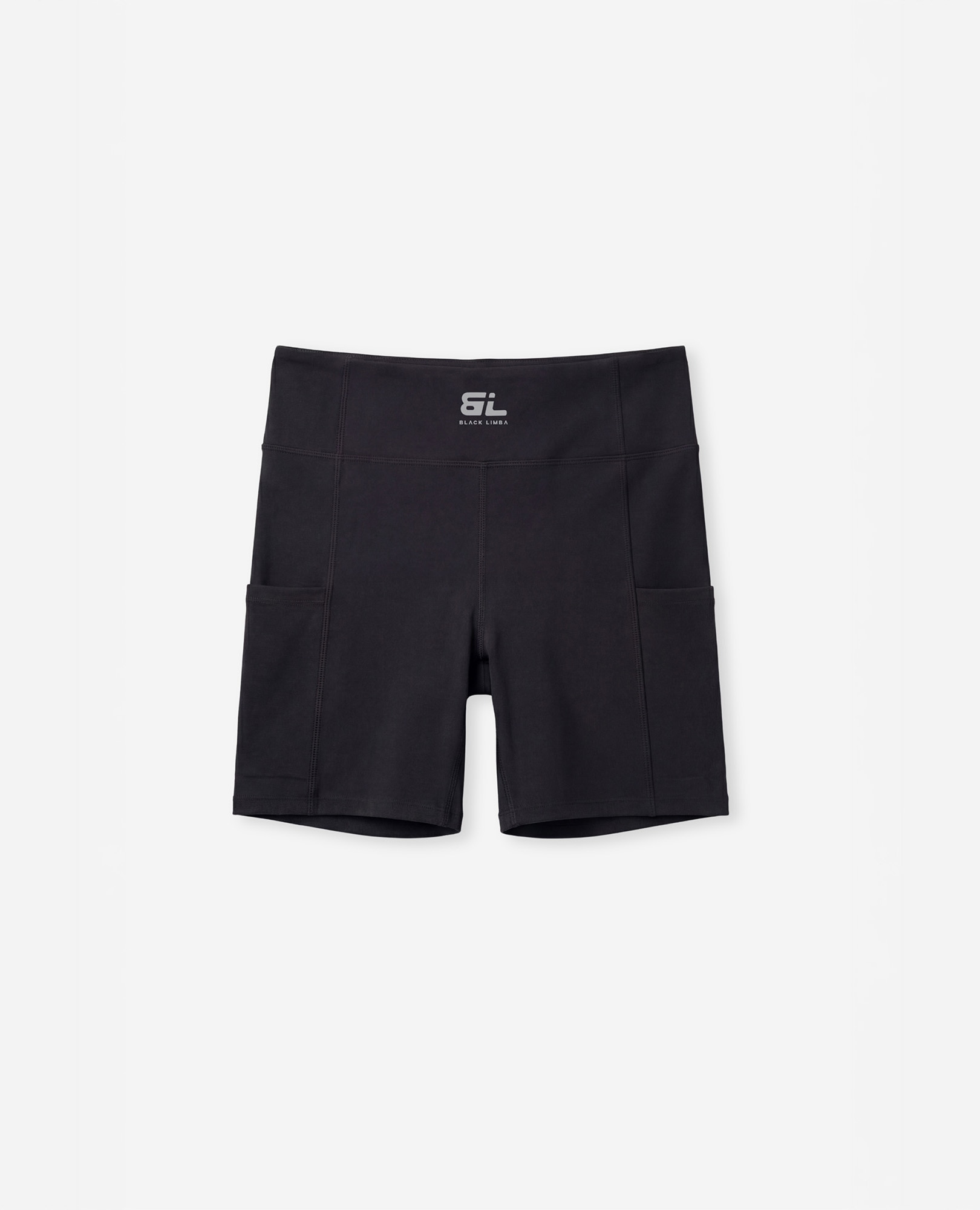 Short deportivo de mujer compresivo de sujeción alta - Black Limba - Negro Negro-6