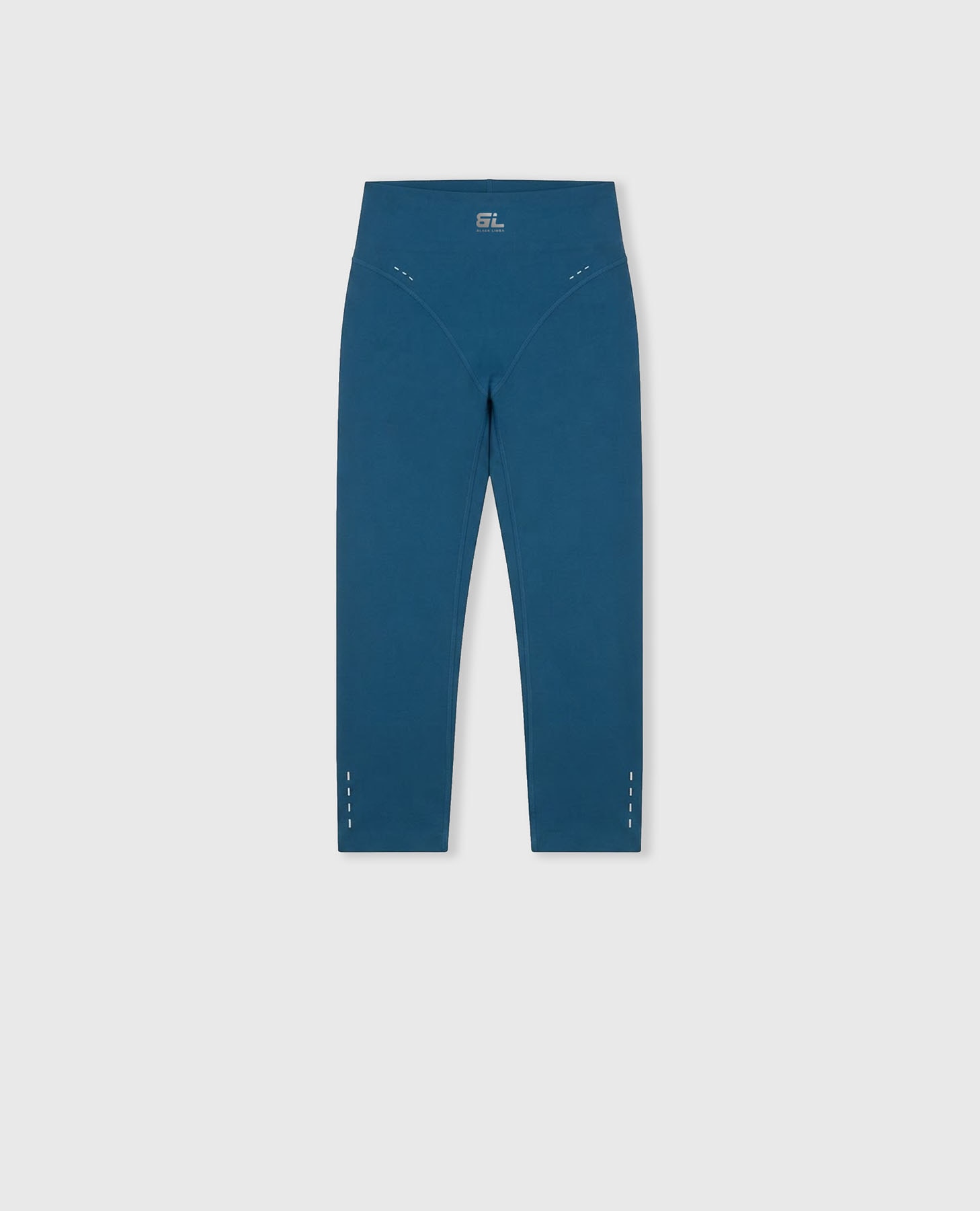 Legging deportivo de mujer capri compresivo - Black Limba - Azul Azul-8