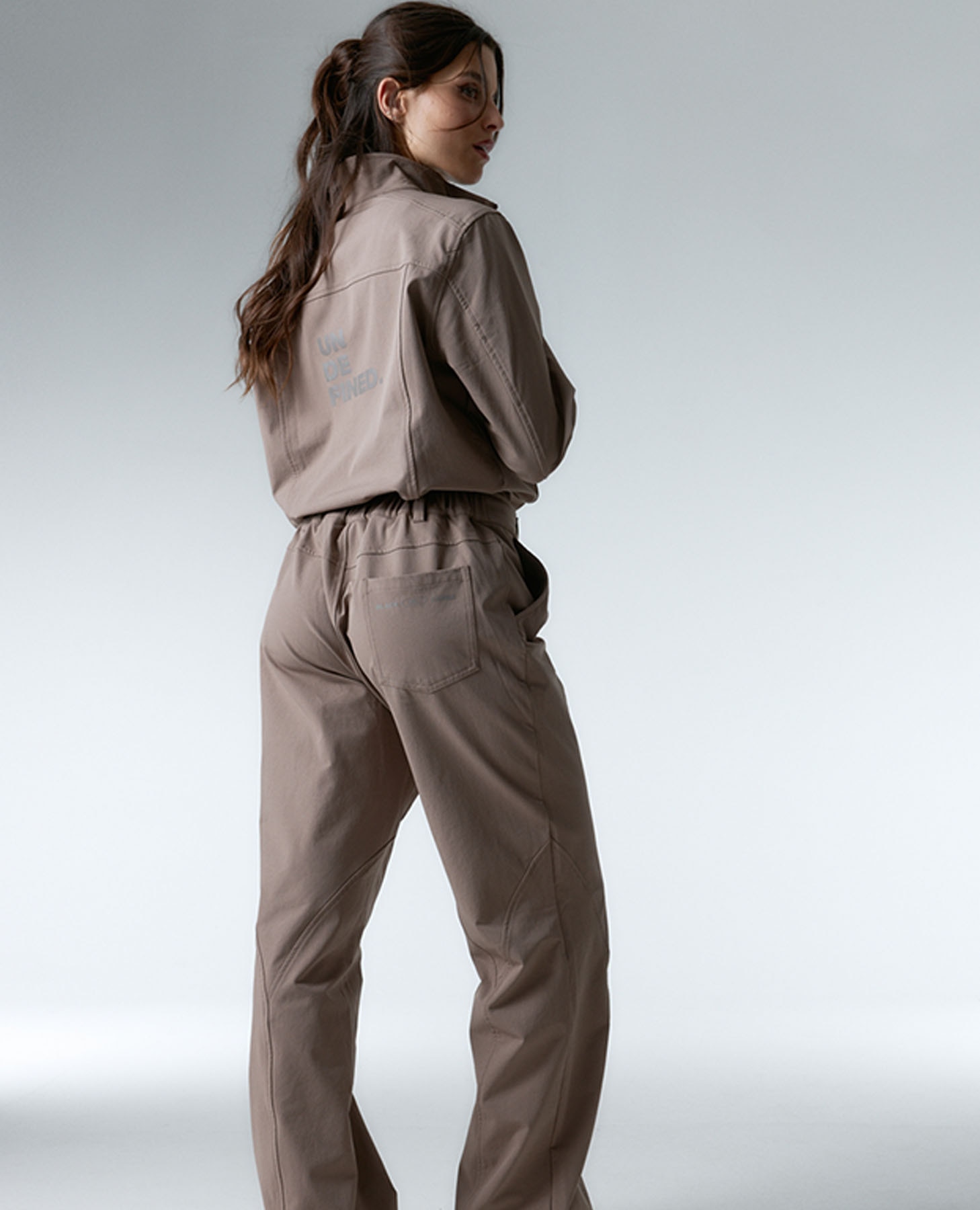 Mono deportivo de mujer desmontable con múltiples bolsillos - Black Limba - Camel Camel-2
