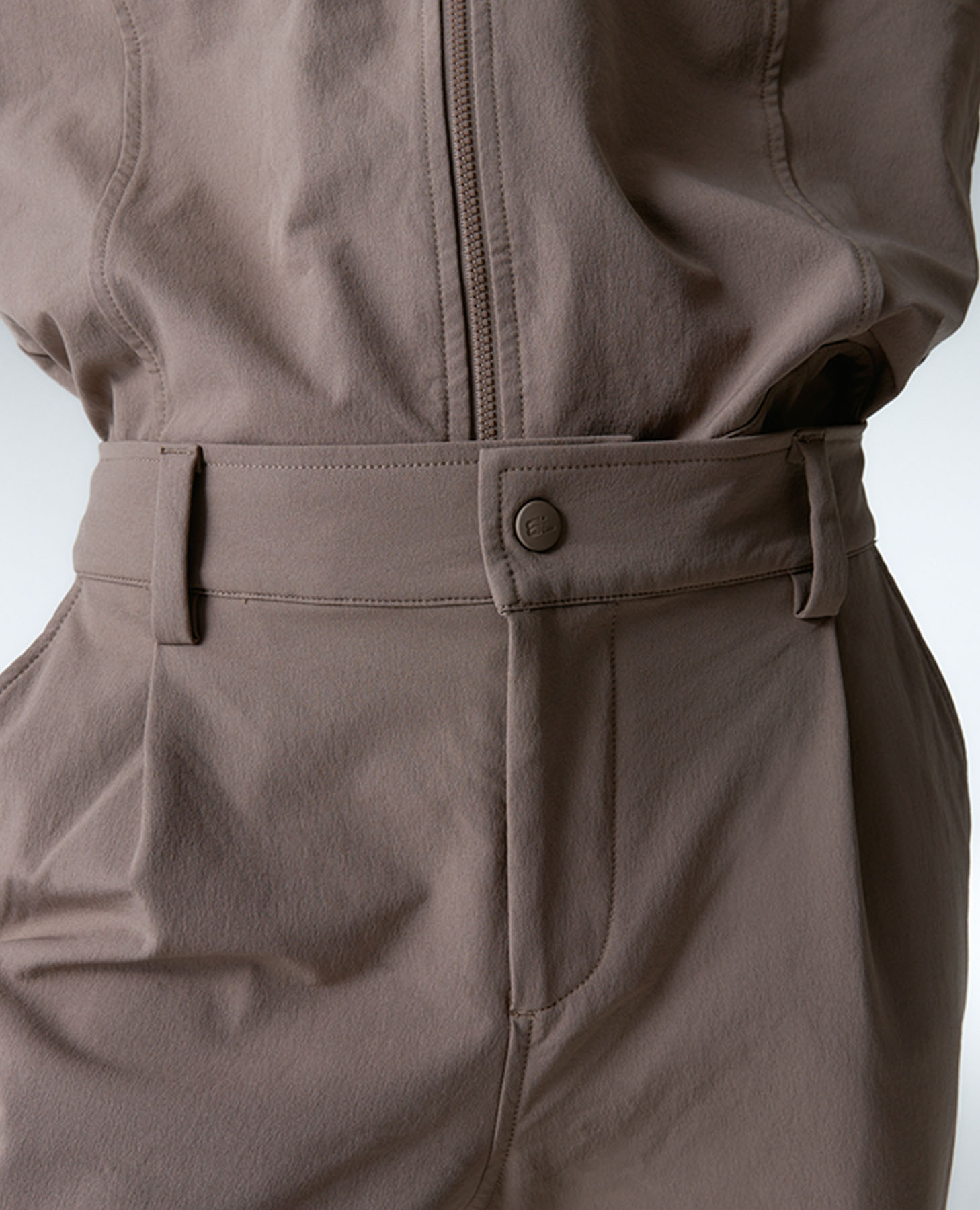 Mono deportivo de mujer desmontable con múltiples bolsillos - Black Limba - Camel Camel-4