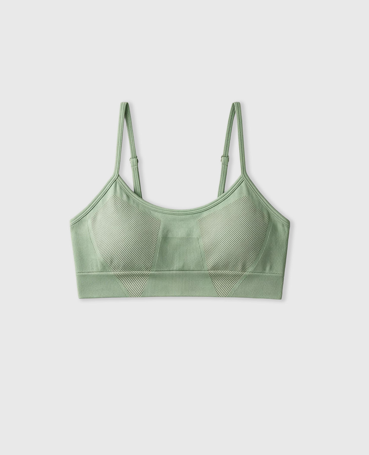 Sujetador deportivo seamless de sujeción media - Black Limba - Verde Verde-8