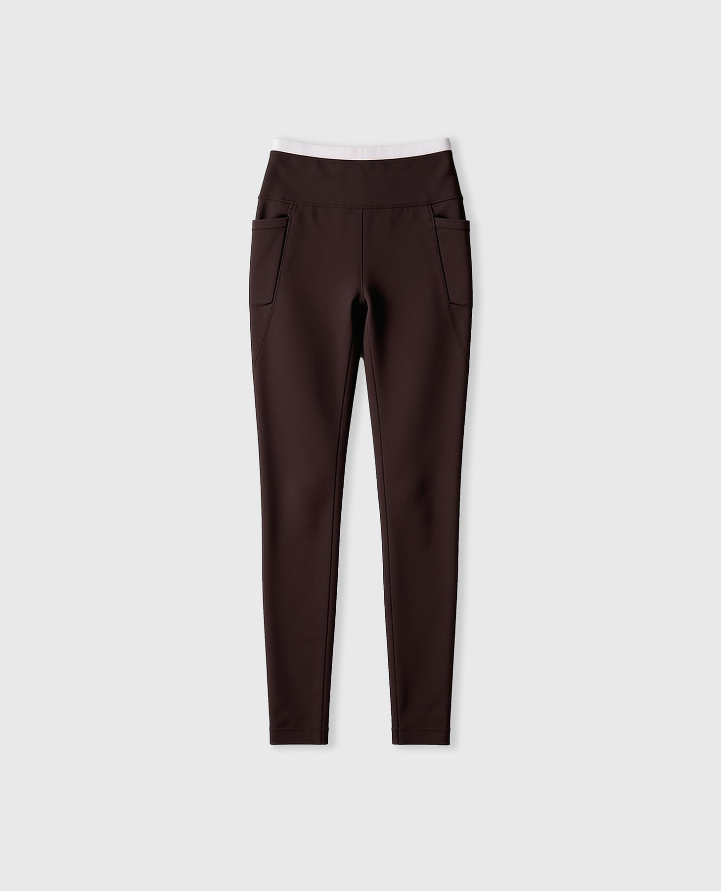 Legging deportivo de mujer recortable de alta sujeción - Black Limba - Marrón chocolate Marrón chocolate-8