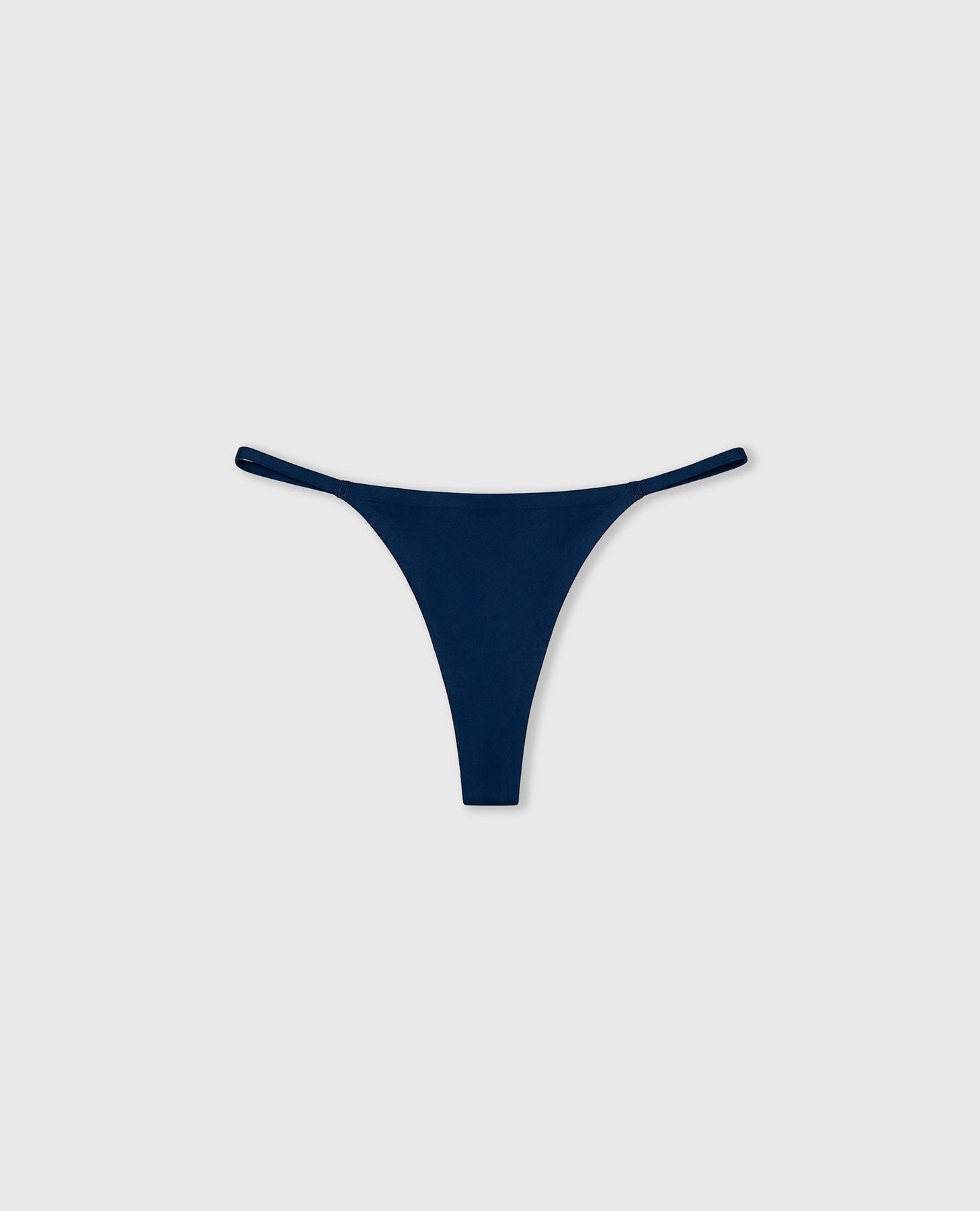 Tanga de microfibra sin costuras - Black Limba - Azul Azul-6