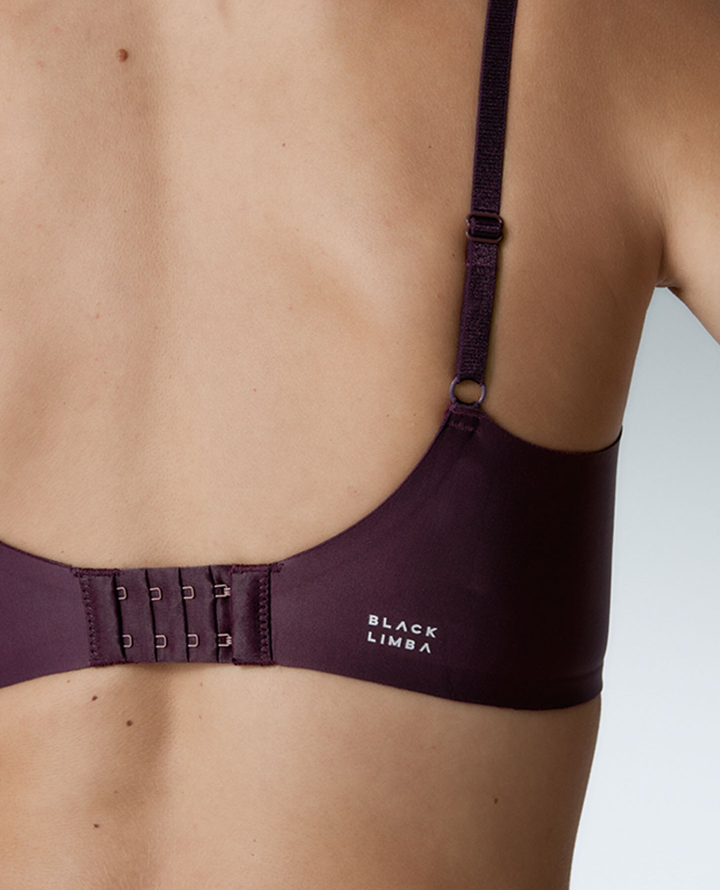 Sujetador bralette preformado de microfibra - Black Limba - Burdeos Burdeos-3