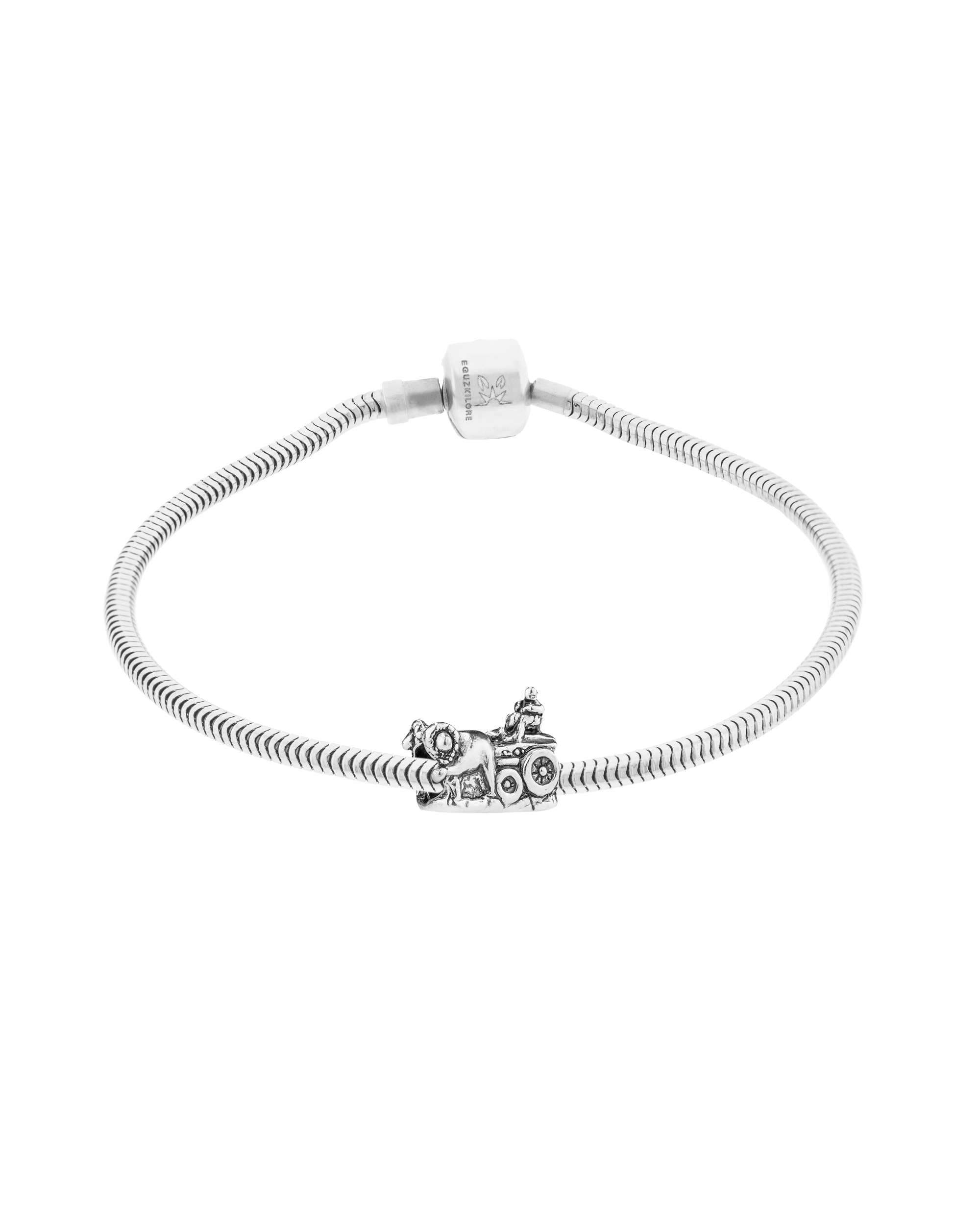 Charm viaje fuente de cibeles de plata - Eguzkilore - Plateado Plateado-2