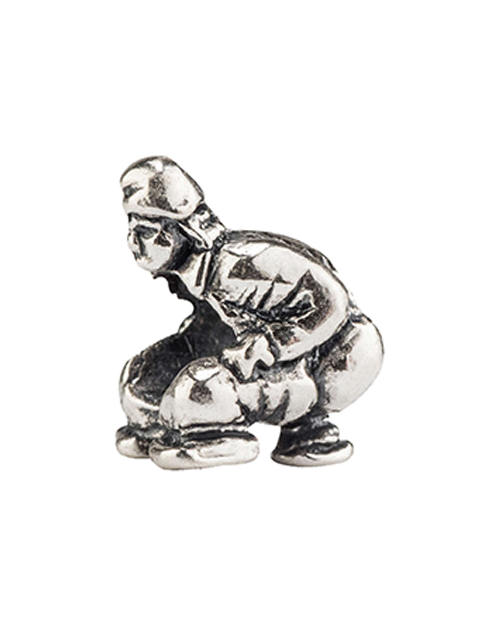 Imagen 1 de Charm personaje caganer de plata - Eguzkilore - Plateado Plateado