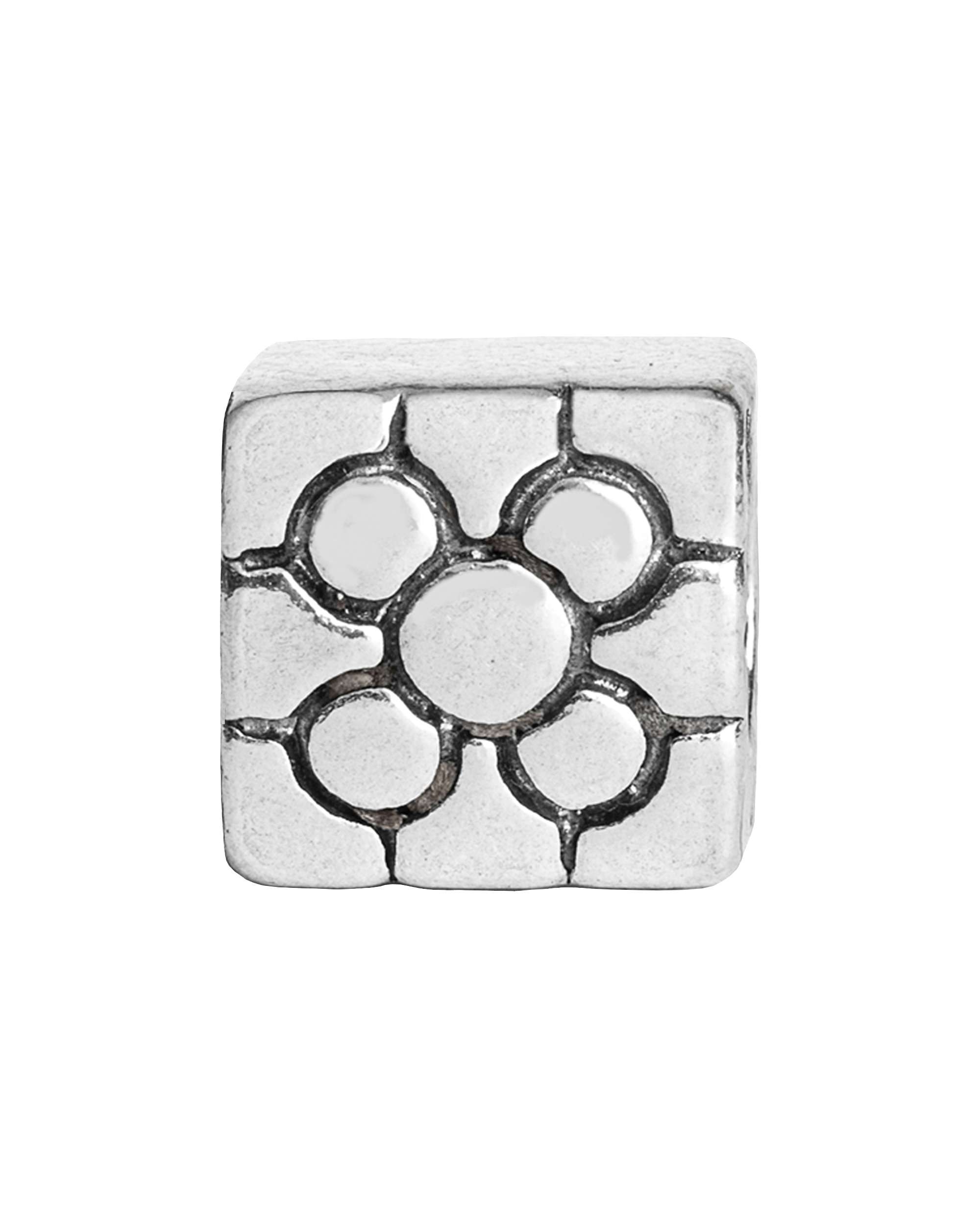 Imagen 1 de Charm símbolo baldosa de bilbao de plata - Eguzkilore - Plateado Plateado