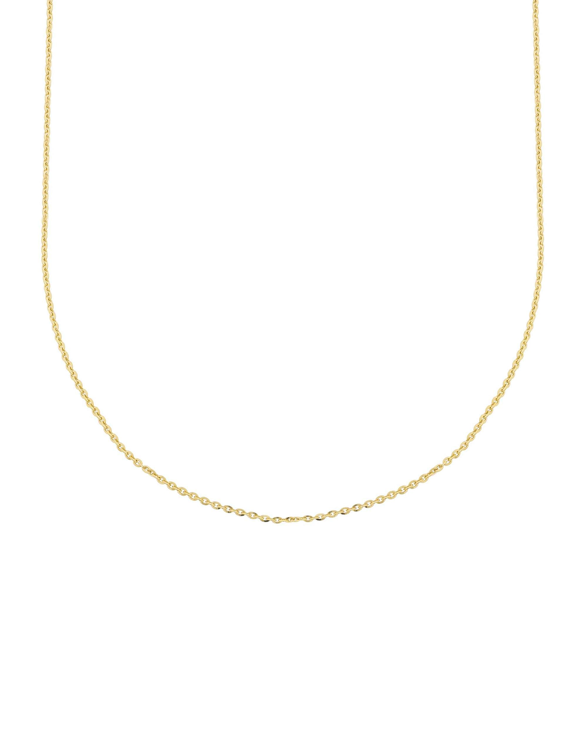 Cadena forza de plata dorada 0,60mm de 50cm - Eguzkilore - Dorado Dorado-2