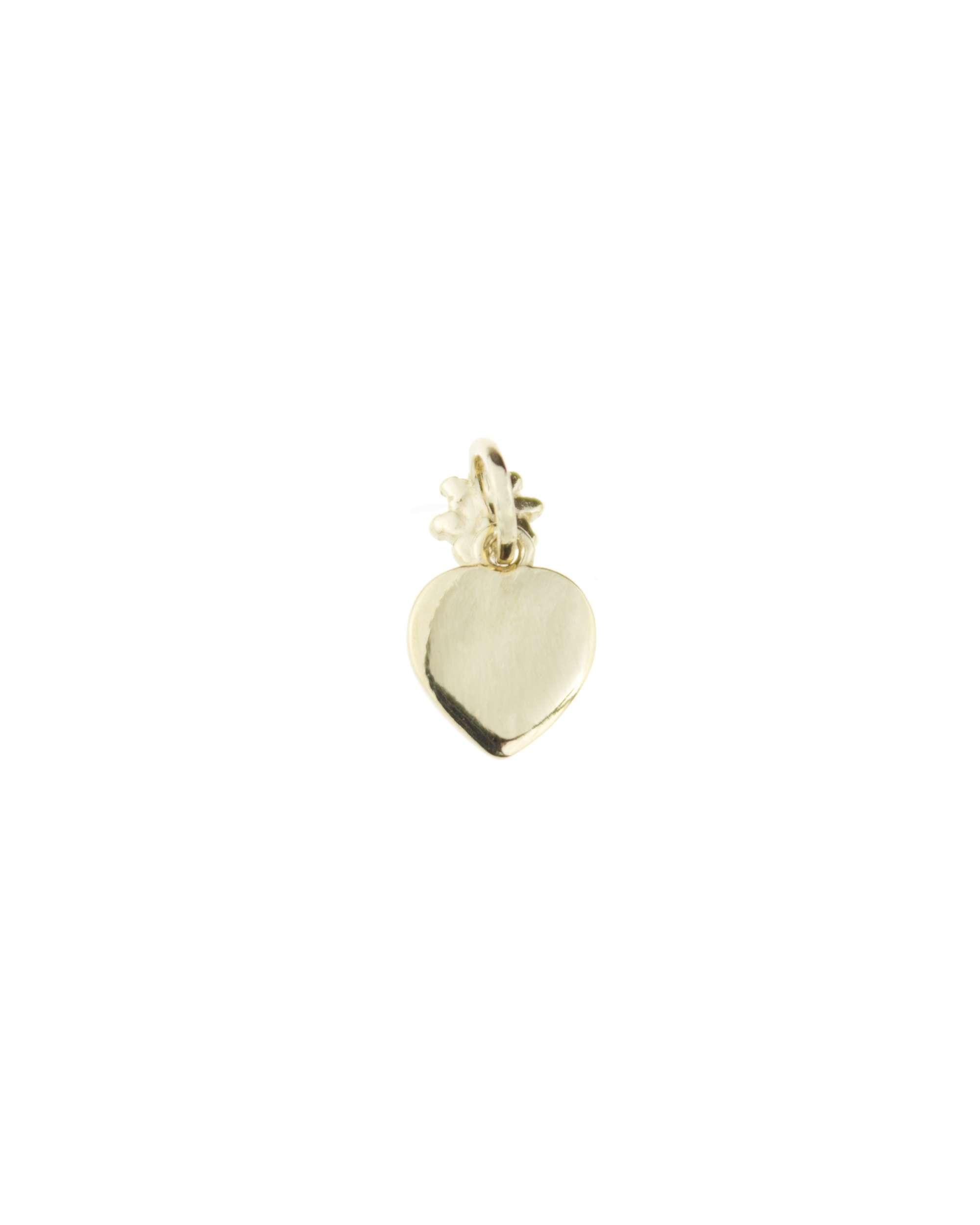 Colgante corazón plata dorada - Eguzkilore - Dorado Dorado-2