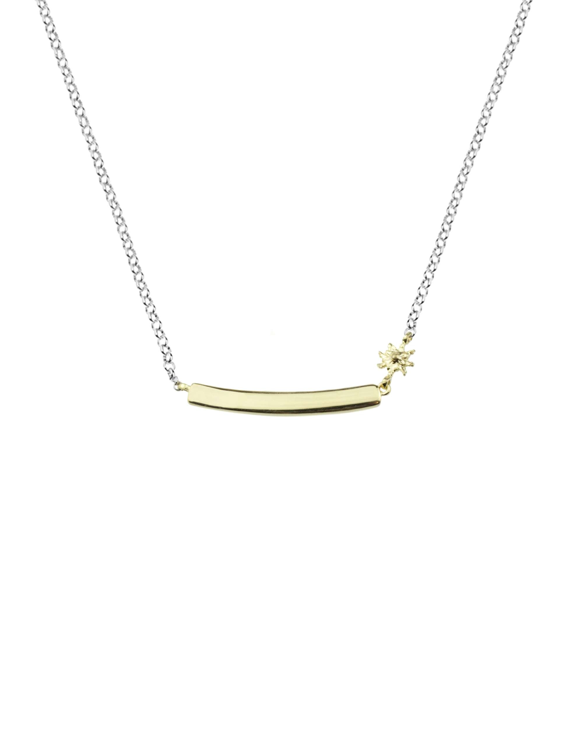 Collar identidad de plata rosa - Eguzkilore - Oro / Plata Oro / Plata-1