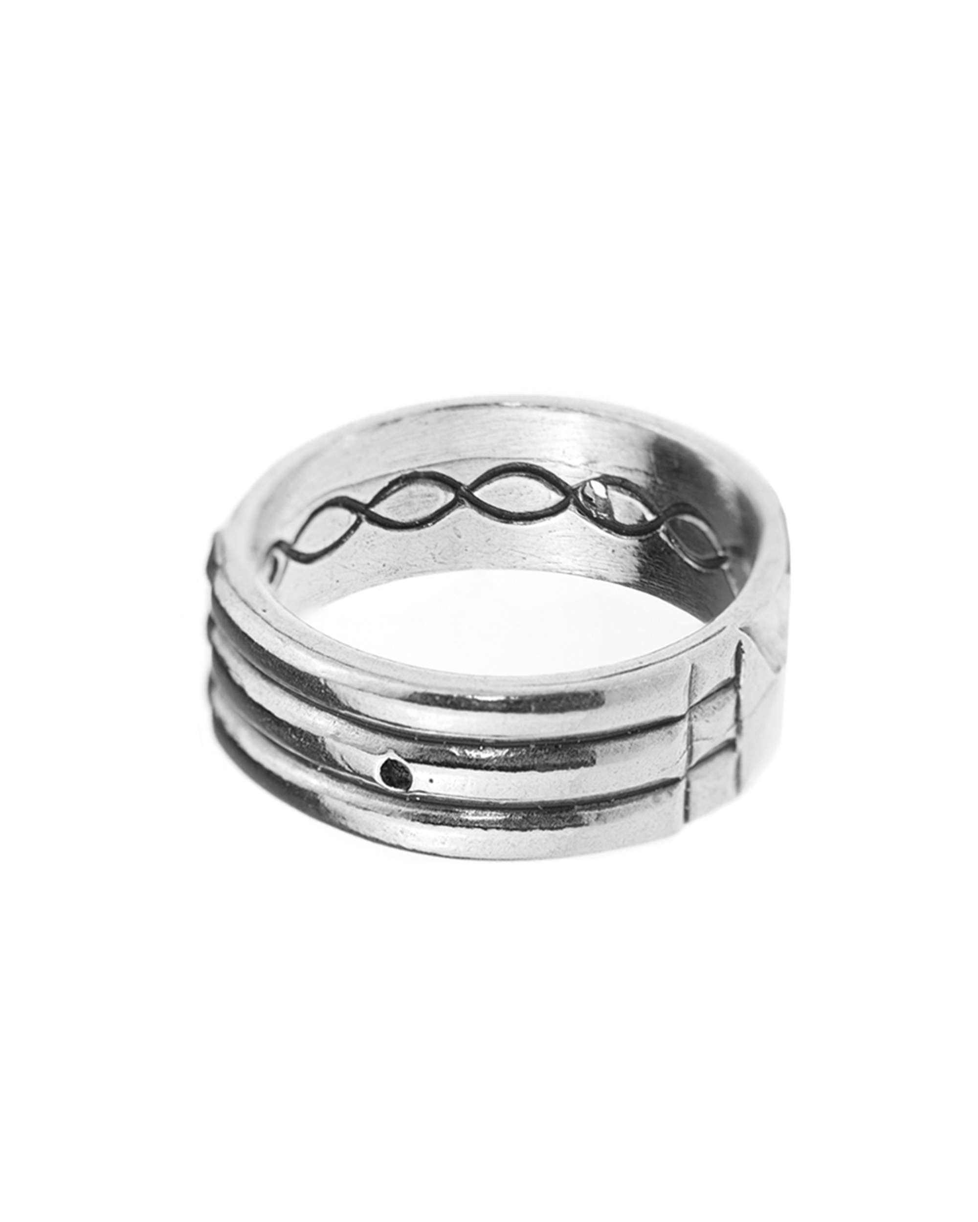 Anillo atlante de plata - Eguzkilore - Plateado Plateado-2