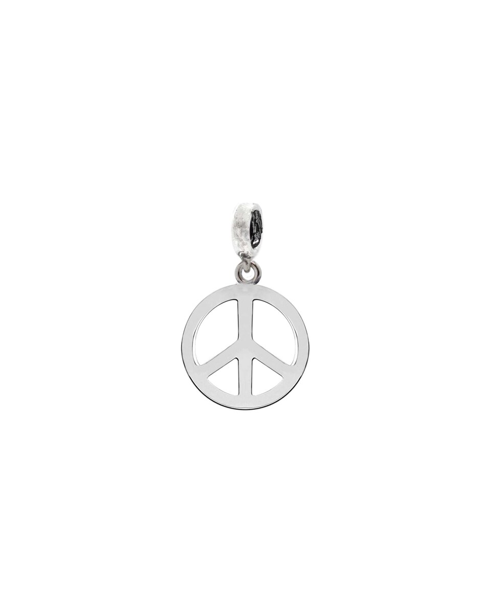 Charm colgante peace de plata Plata-1