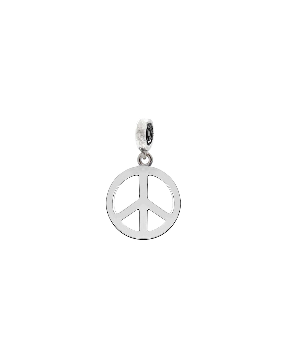 Charm colgante peace de plata Plata-1
