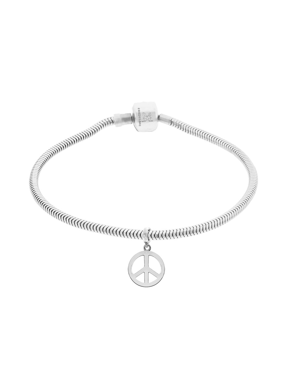 Charm colgante peace de plata Plata-2